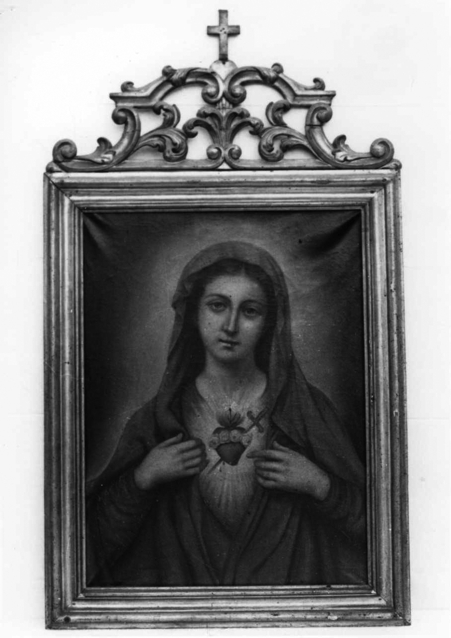 Sacro Cuore di Maria (dipinto, opera isolata) di Morelli Ida (ultimo quarto sec. XIX)
