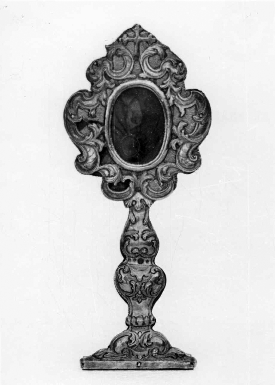 reliquiario - a ostensorio, opera isolata - bottega lombarda (secondo quarto sec. XVIII)