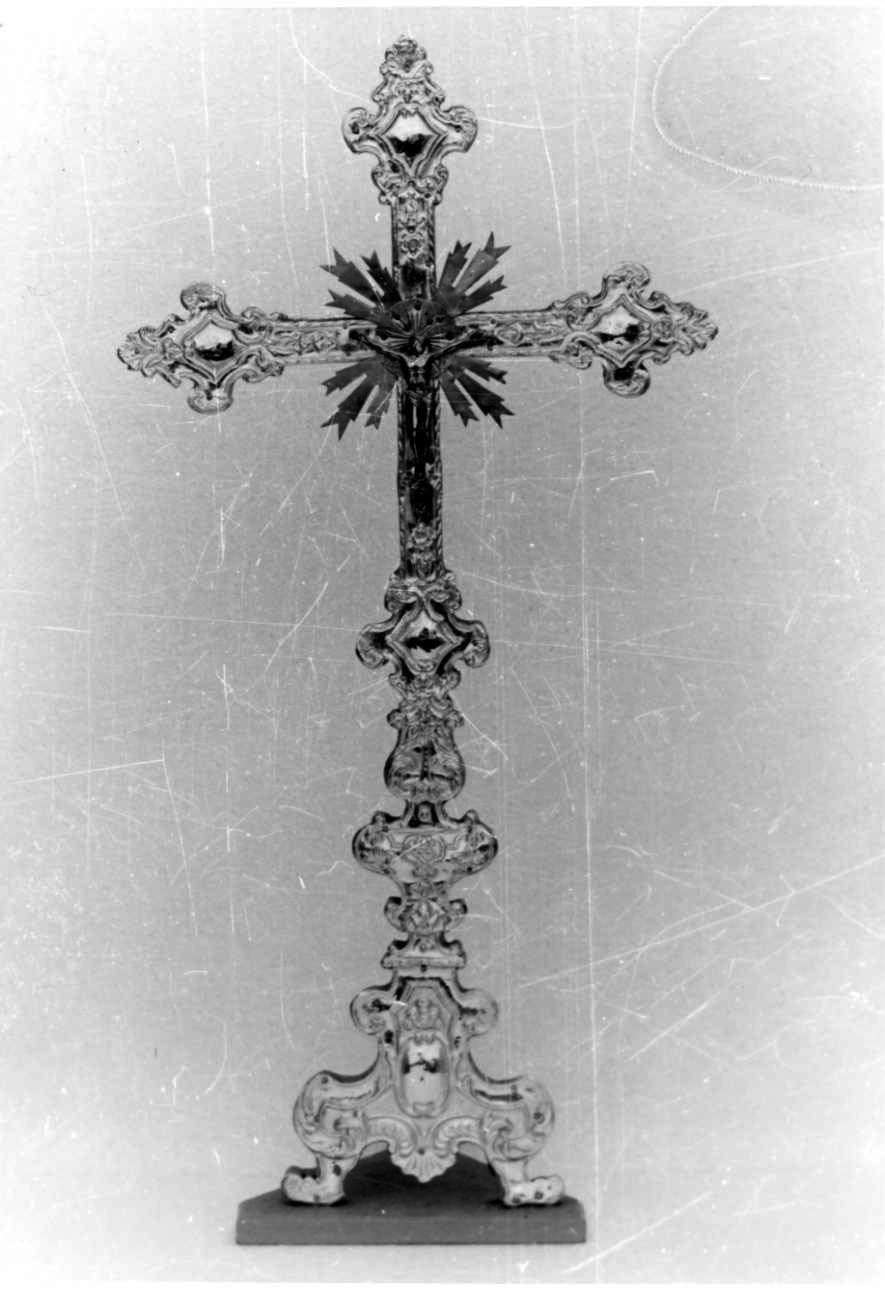 Cristo crocifisso (croce d'altare, opera isolata) - bottega milanese (metà sec. XVIII)