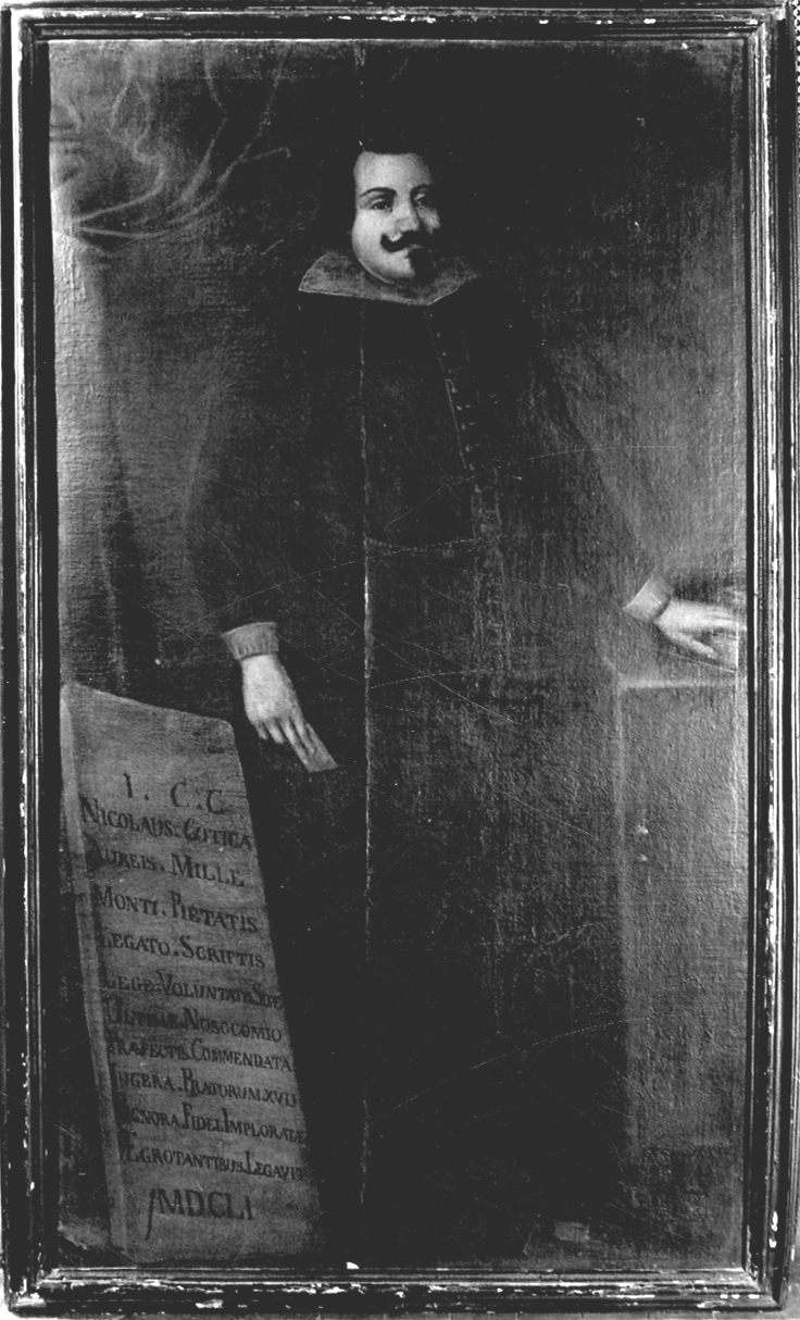 ritratto di Nicolò Cuttica (dipinto, opera isolata) - ambito piemontese (seconda metà sec. XVII)