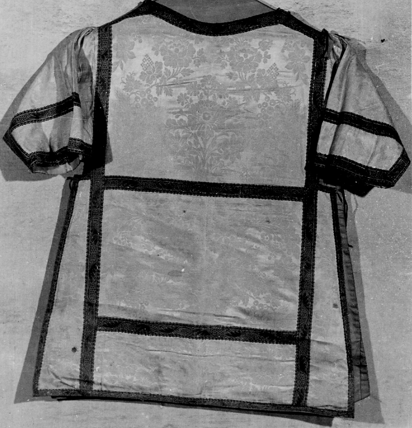 paramento liturgico, insieme - manifattura italiana (ultimo quarto sec. XIX)