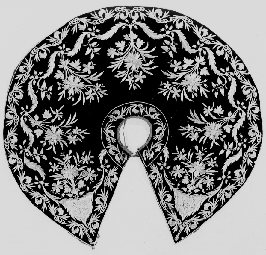 mozzetta di confraternita, serie - manifattura genovese (fine, inizio sec. XIX, sec. XX)