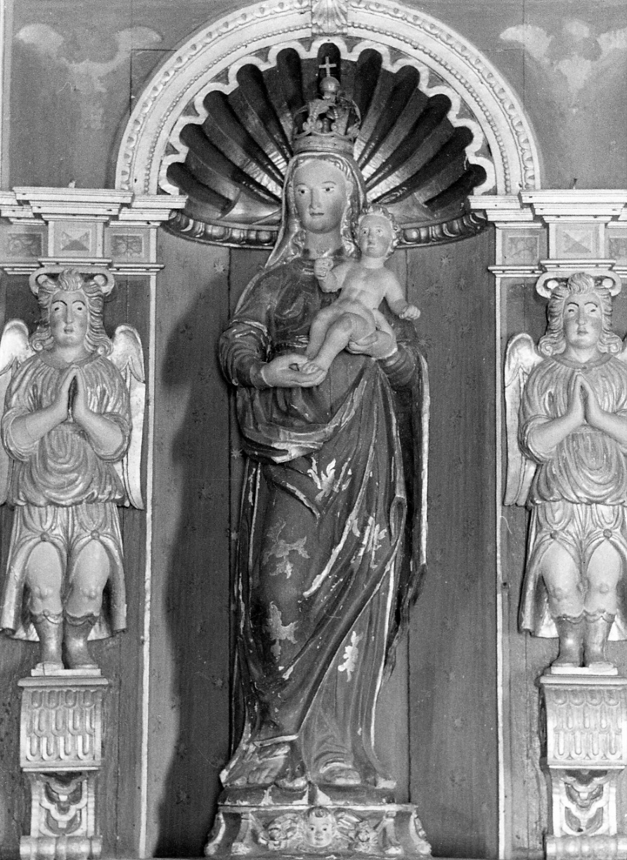 Madonna con Bambino (statua, opera isolata) - ambito piemontese (fine sec. XVII)