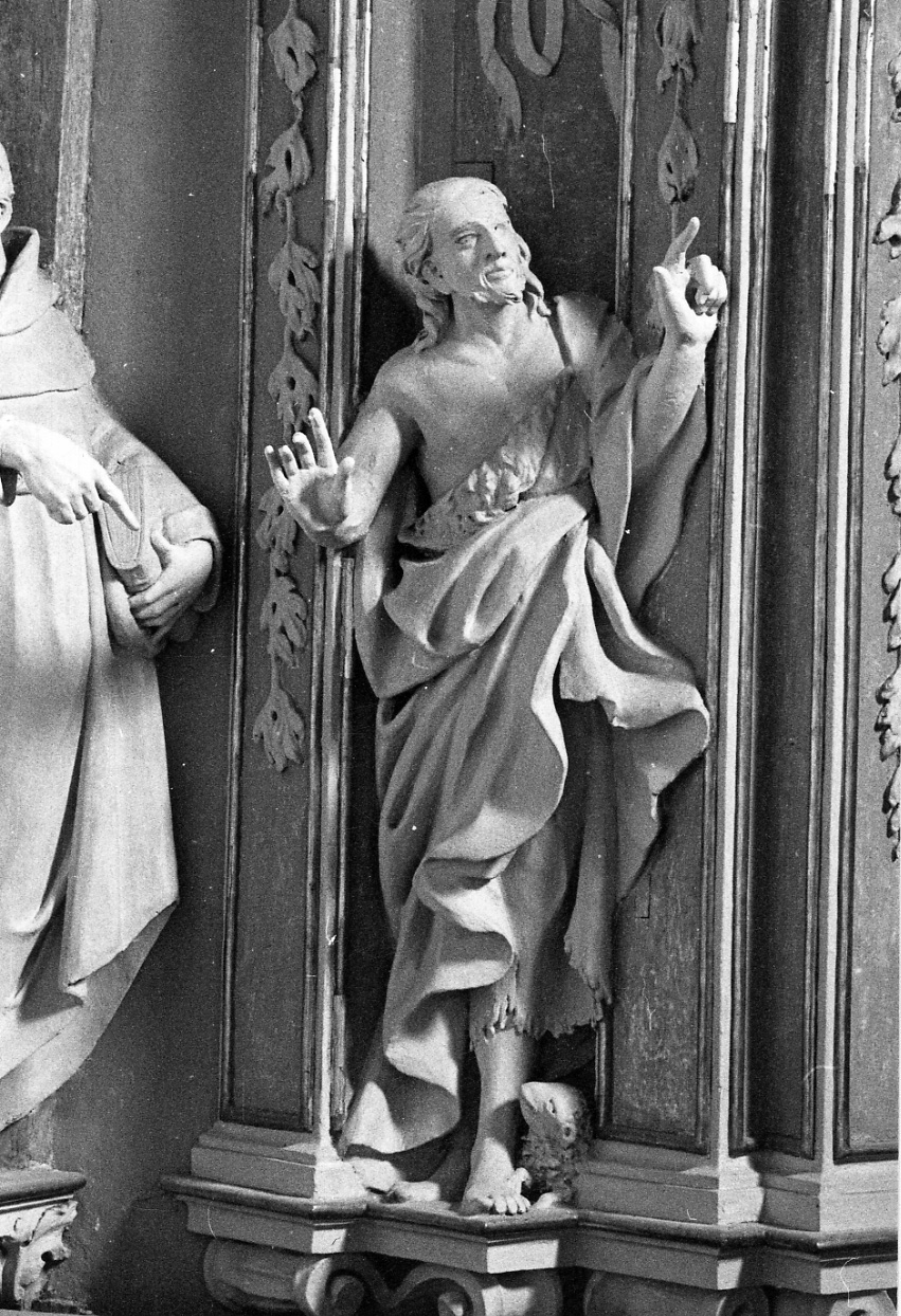 San Giovanni Battista (statua, opera isolata) - ambito piemontese (inizio sec. XVIII)