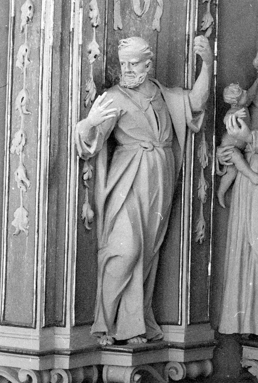 Santo (statua, opera isolata) - ambito piemontese (inizio sec. XVIII)