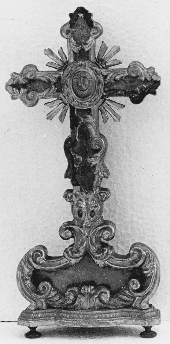 stauroteca, opera isolata - bottega piemontese (prima metà sec. XIX)