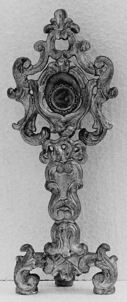 reliquiario - a ostensorio, opera isolata - bottega piemontese (sec. XVIII)