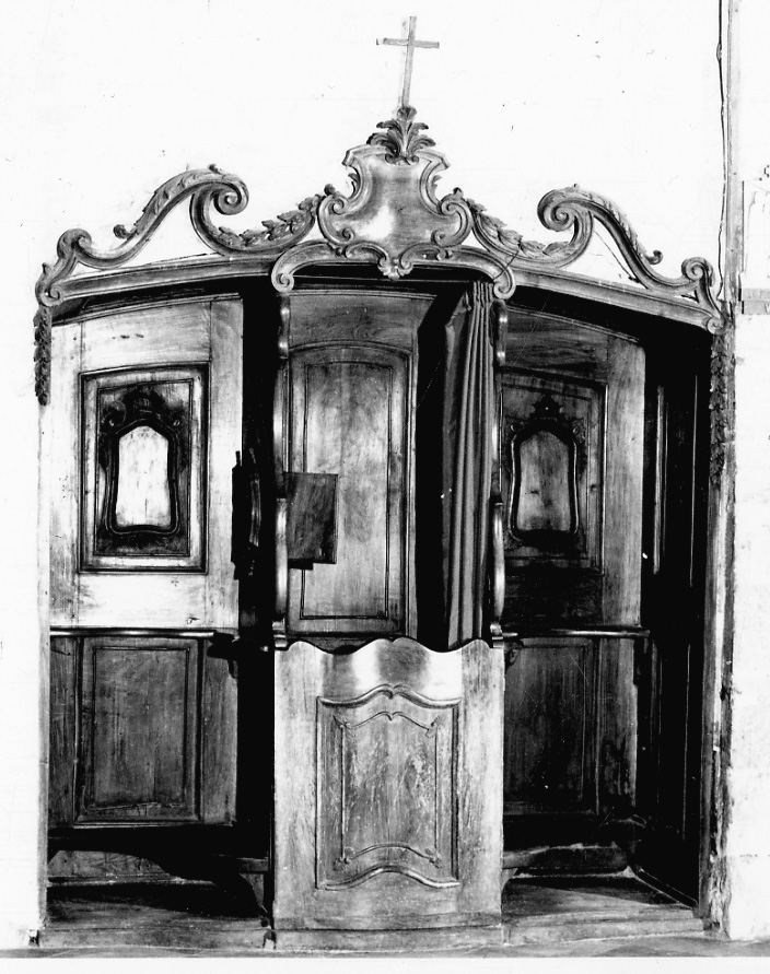 confessionale, paio di Origone Domenico (ultimo quarto sec. XVIII)