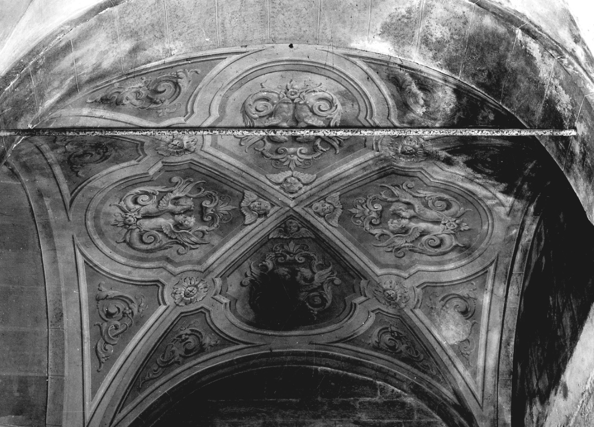 grottesche (decorazione pittorica, opera isolata) - ambito Italia nord-occidentale (ultimo quarto sec. XIX)