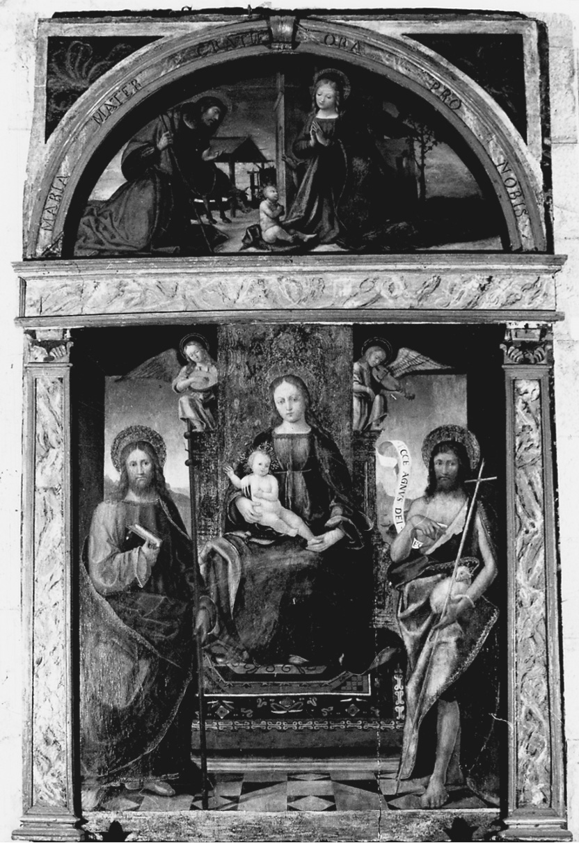 pala, opera isolata di Gandolfino da Roreto (primo quarto sec. XVI)