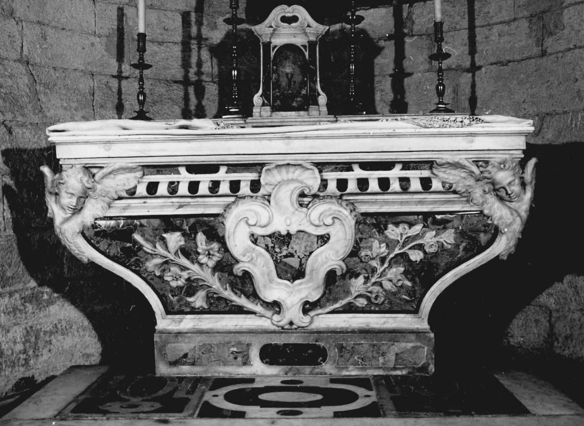 tabernacolo - a tempietto, elemento d'insieme - bottega genovese (inizio sec. XVIII)