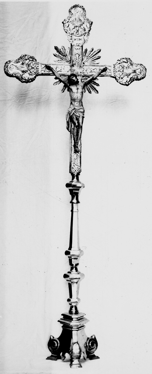 Cristo crocifisso (scultura, elemento d'insieme) - bottega genovese (fine/inizio secc. XVIII/ XIX)