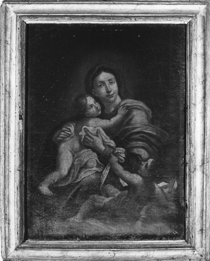 Madonna con Bambino e San Giovannino (dipinto, opera isolata) - ambito ligure-piemontese (seconda metà sec. XVIII)
