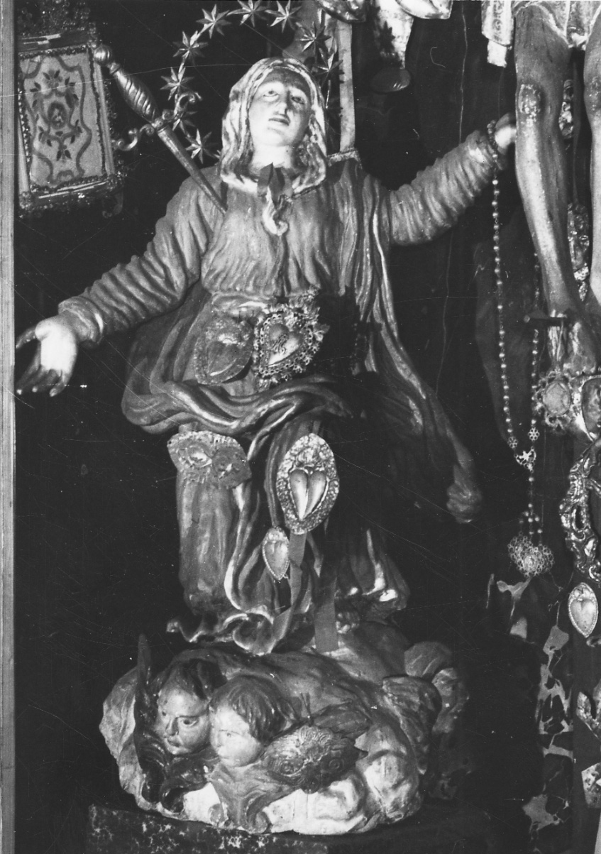 Madonna Addolorata (statua, opera isolata) - bottega liguro-piemontese (seconda metà sec. XVII)