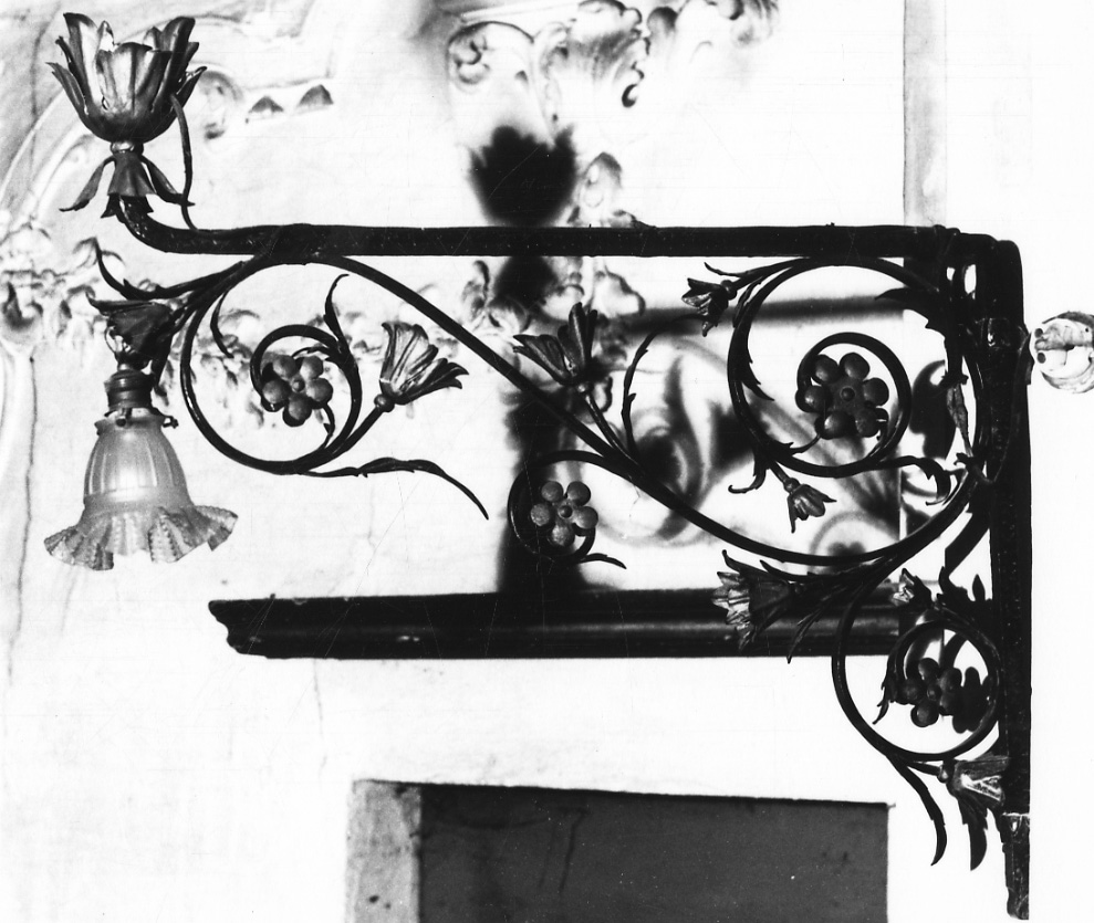 braccio portalumi da chiesa, coppia - bottega italiana (seconda metà sec. XIX)