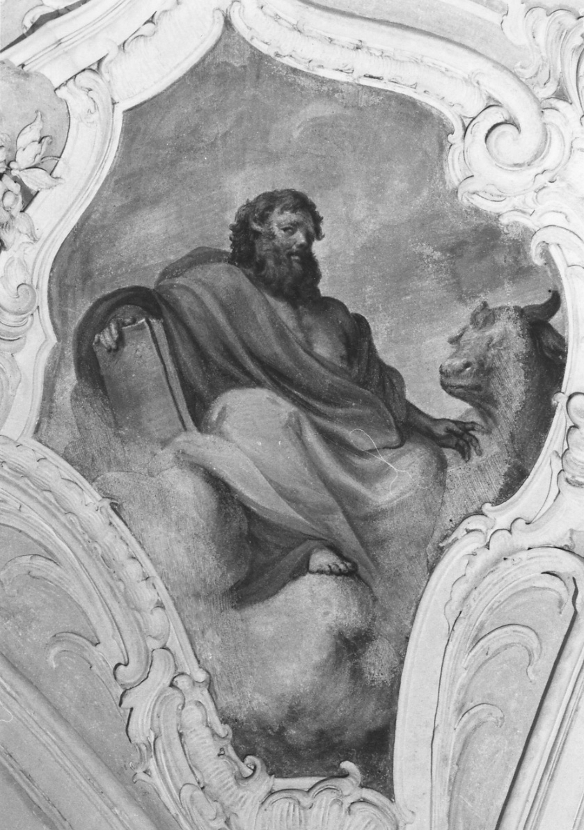 San Luca (dipinto, elemento d'insieme) di Bensa Carlo (terzo quarto sec. XVIII)