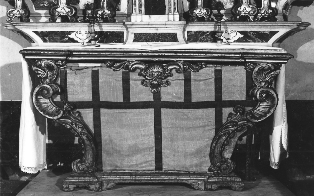 paliotto, opera isolata - bottega genovese, manifattura Italia nord-occidentale (inizio sec. XVIII, sec. XVIII)