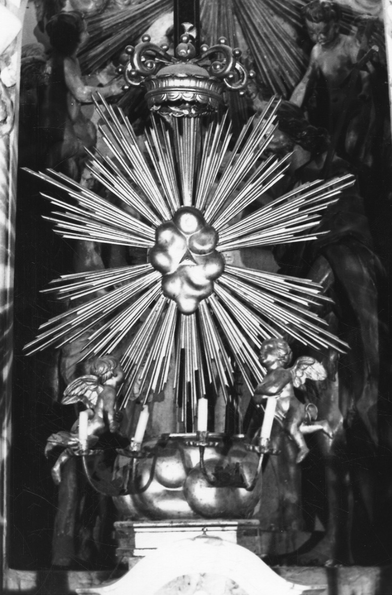 tronetto per esposizione eucaristica, opera isolata - bottega genovese, bottega liguro-piemontese (prima metà sec. XIX)