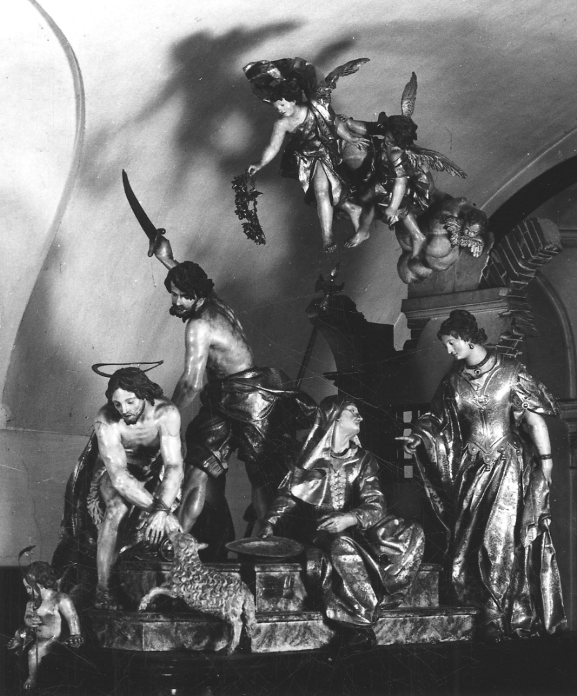 decapitazione di San Giovanni Battista (macchina processionale, opera isolata) di Maragliano Antonio Maria (prima metà sec. XVIII)