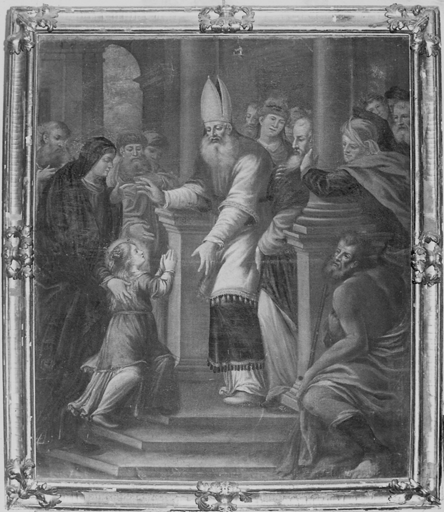 presentazione di Maria Vergine al tempio (dipinto, opera isolata) - ambito lombardo (fine/inizio secc. XVII/ XVIII)