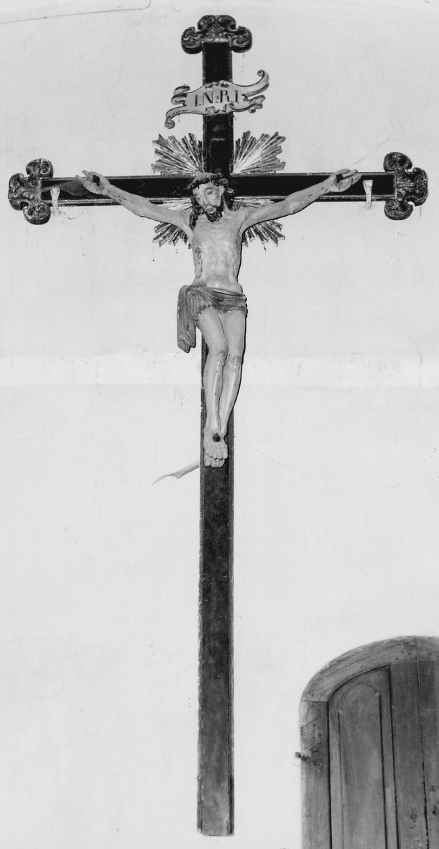 Cristo crocifisso (croce processionale, coppia) - bottega lombarda (sec. XVII)
