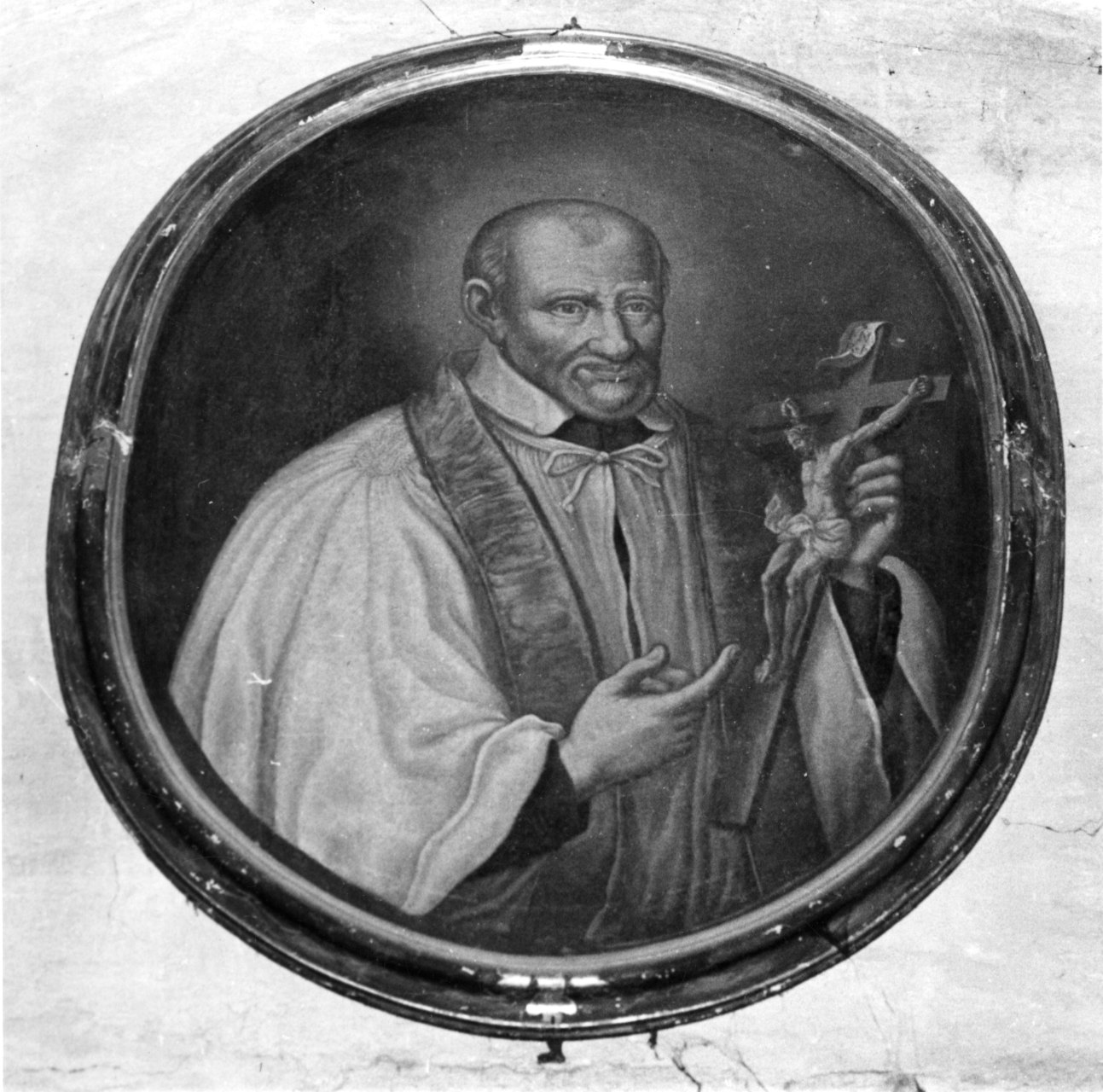 San Vincenzo dè Paoli (dipinto, opera isolata) - ambito alessandrino (fine/inizio secc. XVIII/ XIX)