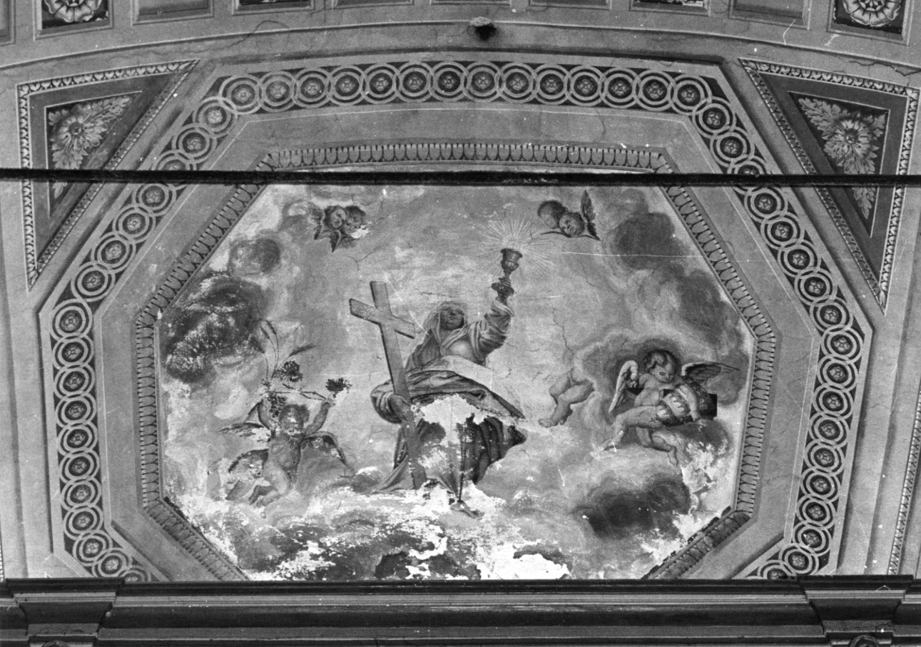 Fede (decorazione pittorica, elemento d'insieme) di Costanzo di Moncalvo (secondo quarto sec. XIX)