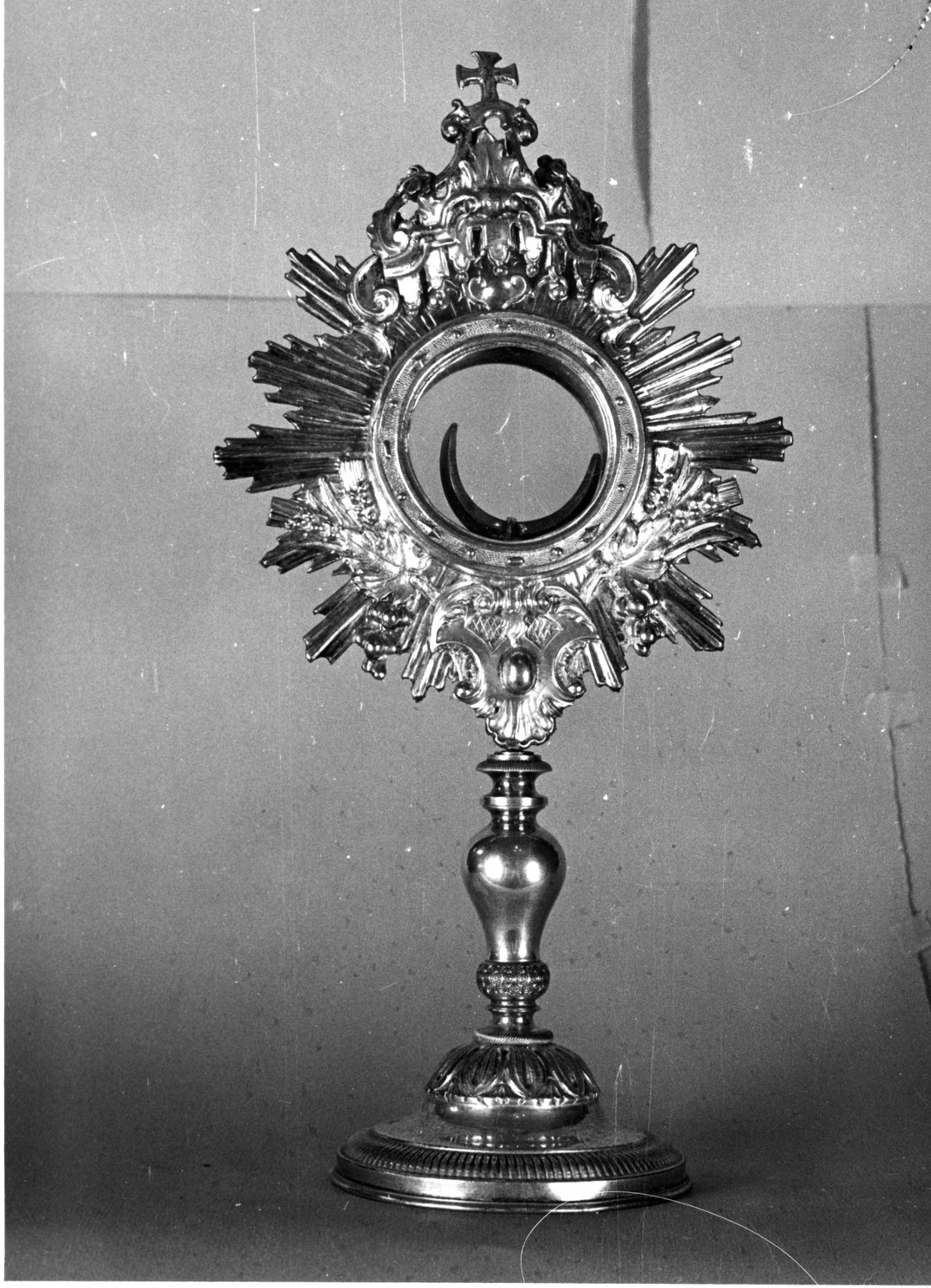 ostensorio - a raggiera, opera isolata - bottega italiana (sec. XIX)