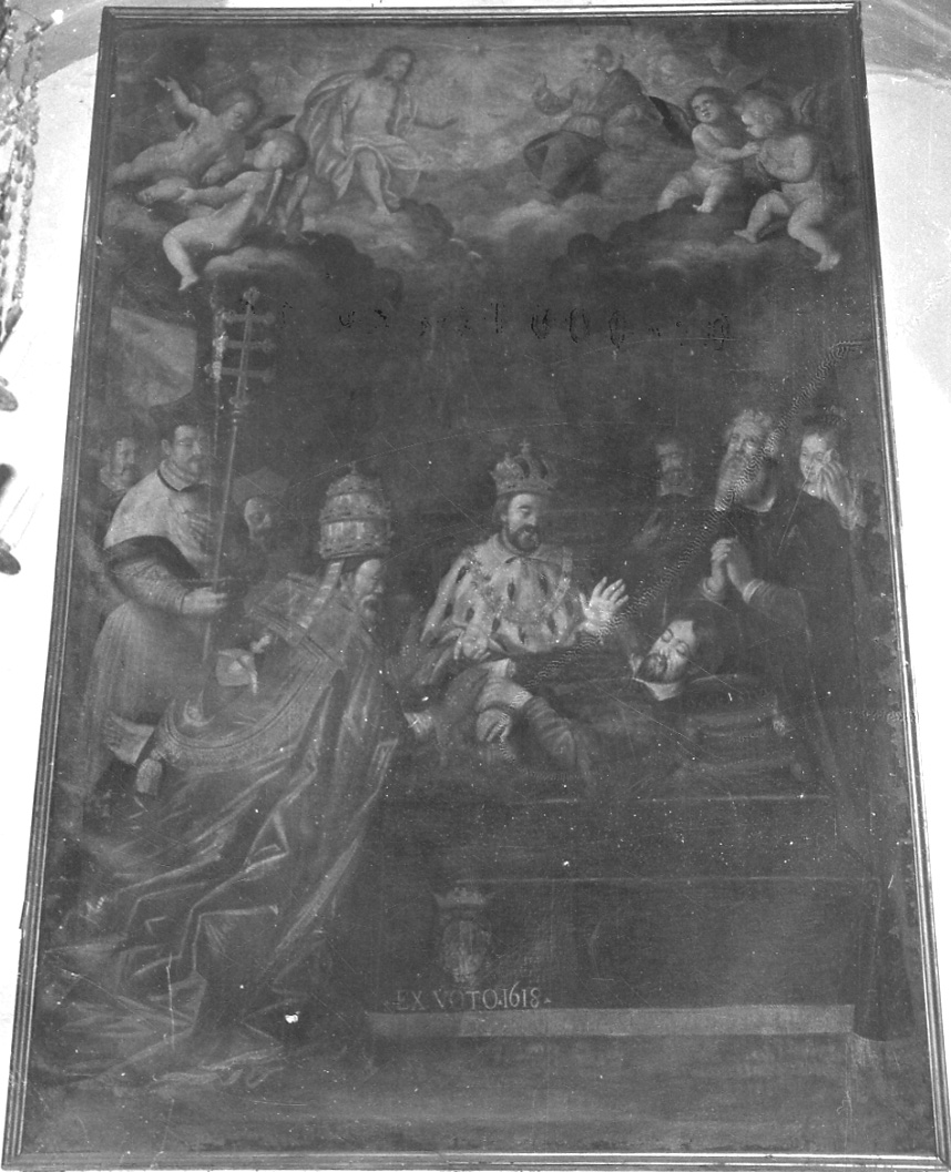 funerali di Sant'Alessio Falconieri (dipinto, opera isolata) - ambito lombardo (primo quarto sec. XVII)