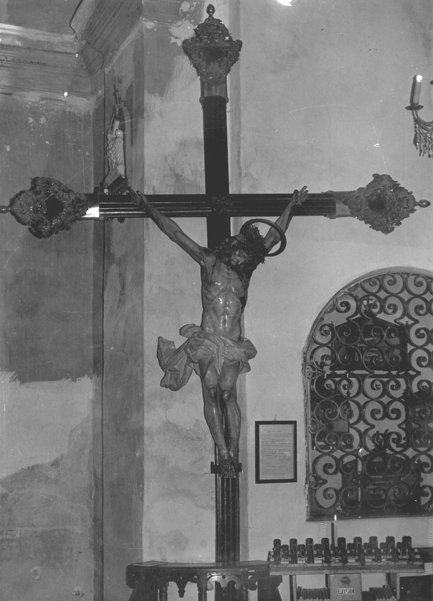 Cristo crocifisso (crocifisso, opera isolata) di Maragliano Antonio Maria (bottega) (sec. XVIII)