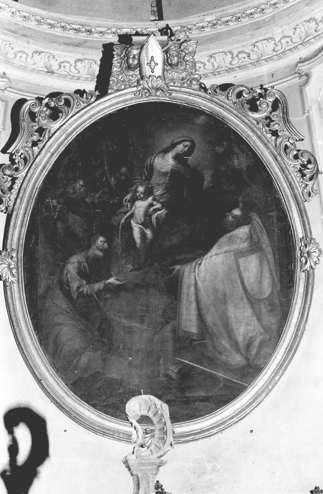 Madonna con Bambino e Santi (dipinto, opera isolata) - ambito lombardo (fine sec. XVII)