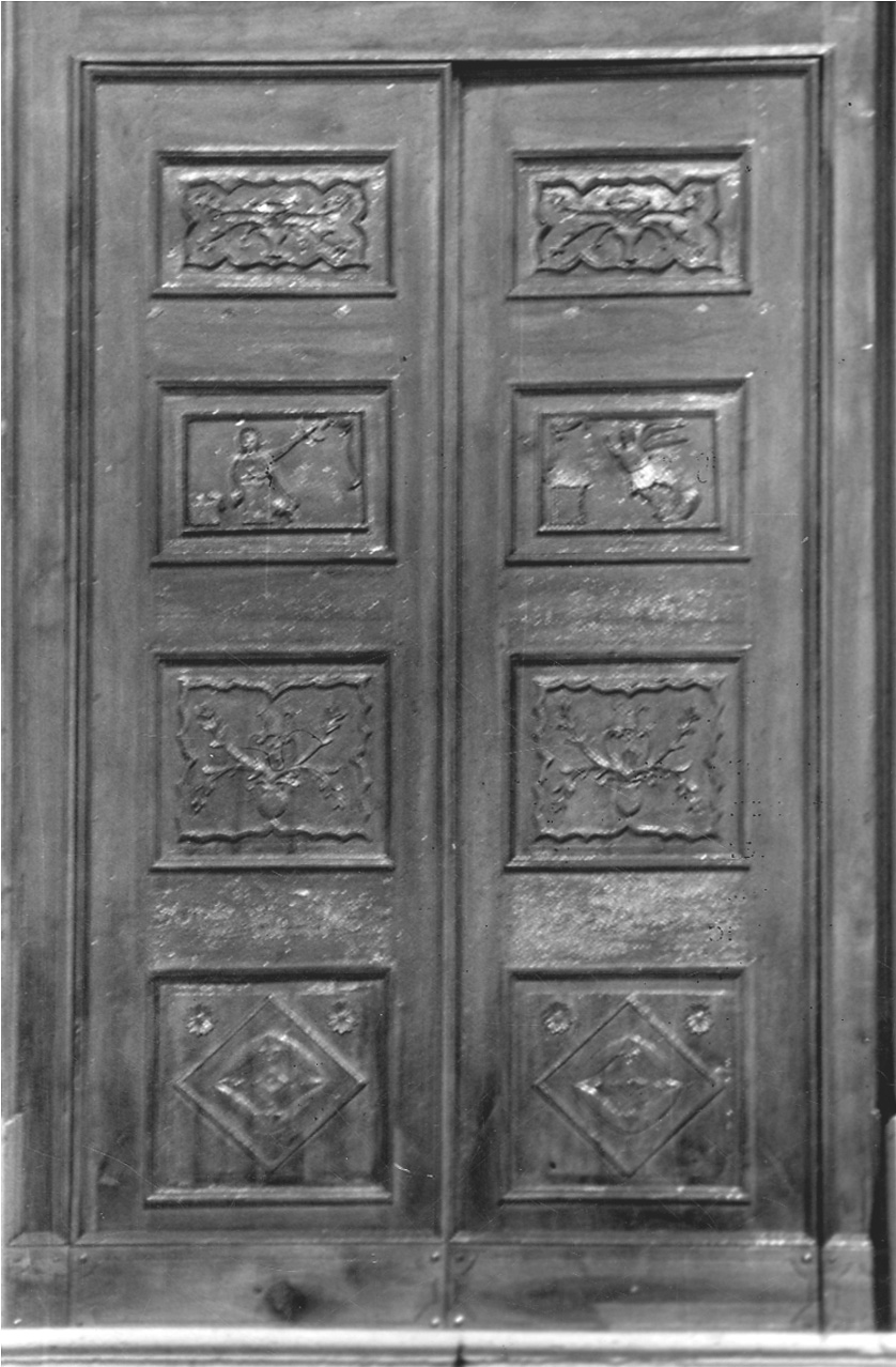 portone - a due battenti, opera isolata - bottega piemontese (sec. XIX)