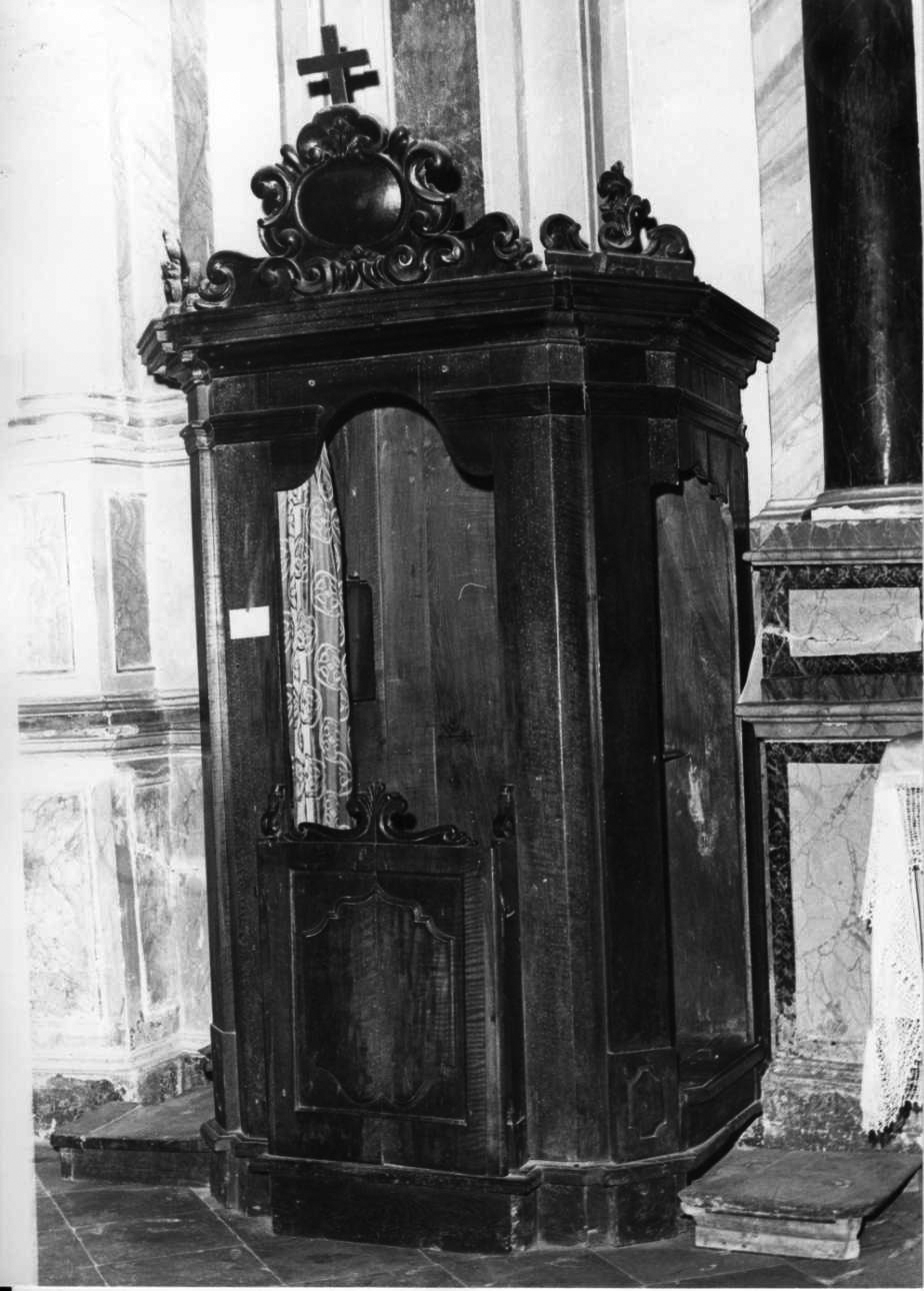 confessionale, serie - bottega piemontese (sec. XVII)
