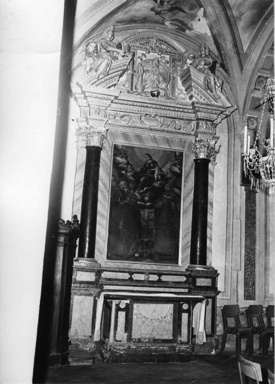 altare, opera isolata - ambito Italia nord-occidentale (fine sec. XVIII)