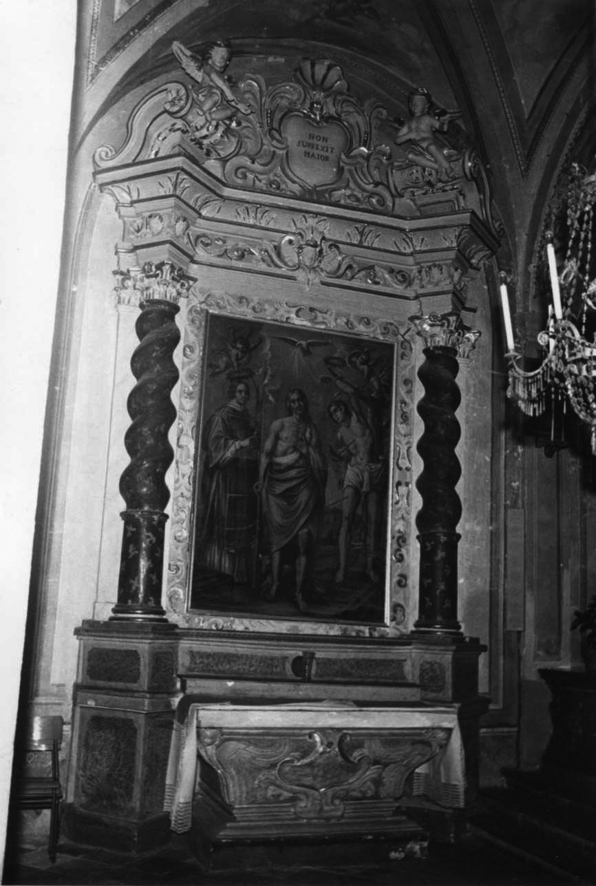 altare, opera isolata - ambito Italia nord-occidentale (metà sec. XVIII)