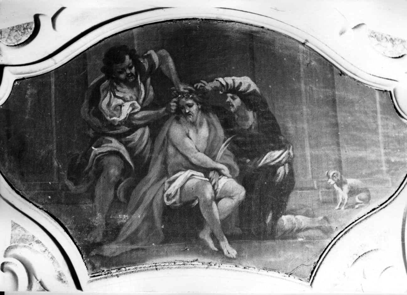 incoronazione di spine (dipinto, elemento d'insieme) di Gandolfi Giorgio (metà sec. XVIII)