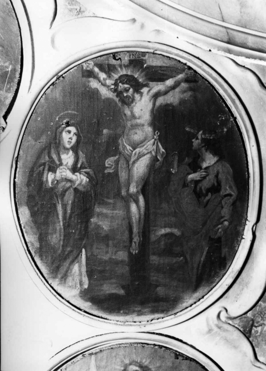 crocifissione di Cristo con la Madonna e santi (dipinto, elemento d'insieme) di Gandolfi Giorgio (metà sec. XVIII)