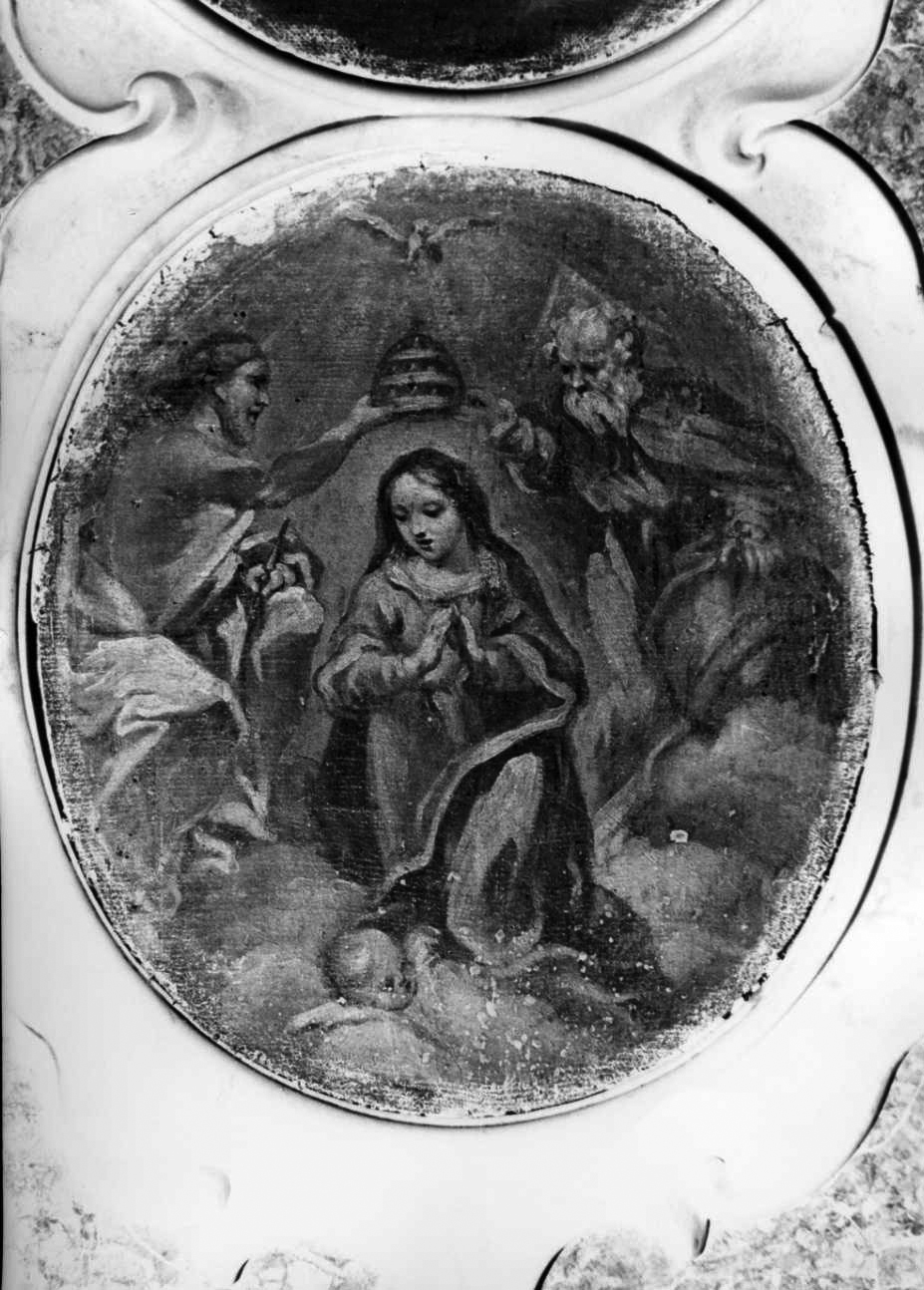 incoronazione di Maria Vergine (dipinto, elemento d'insieme) di Gandolfi Giorgio (metà sec. XVIII)