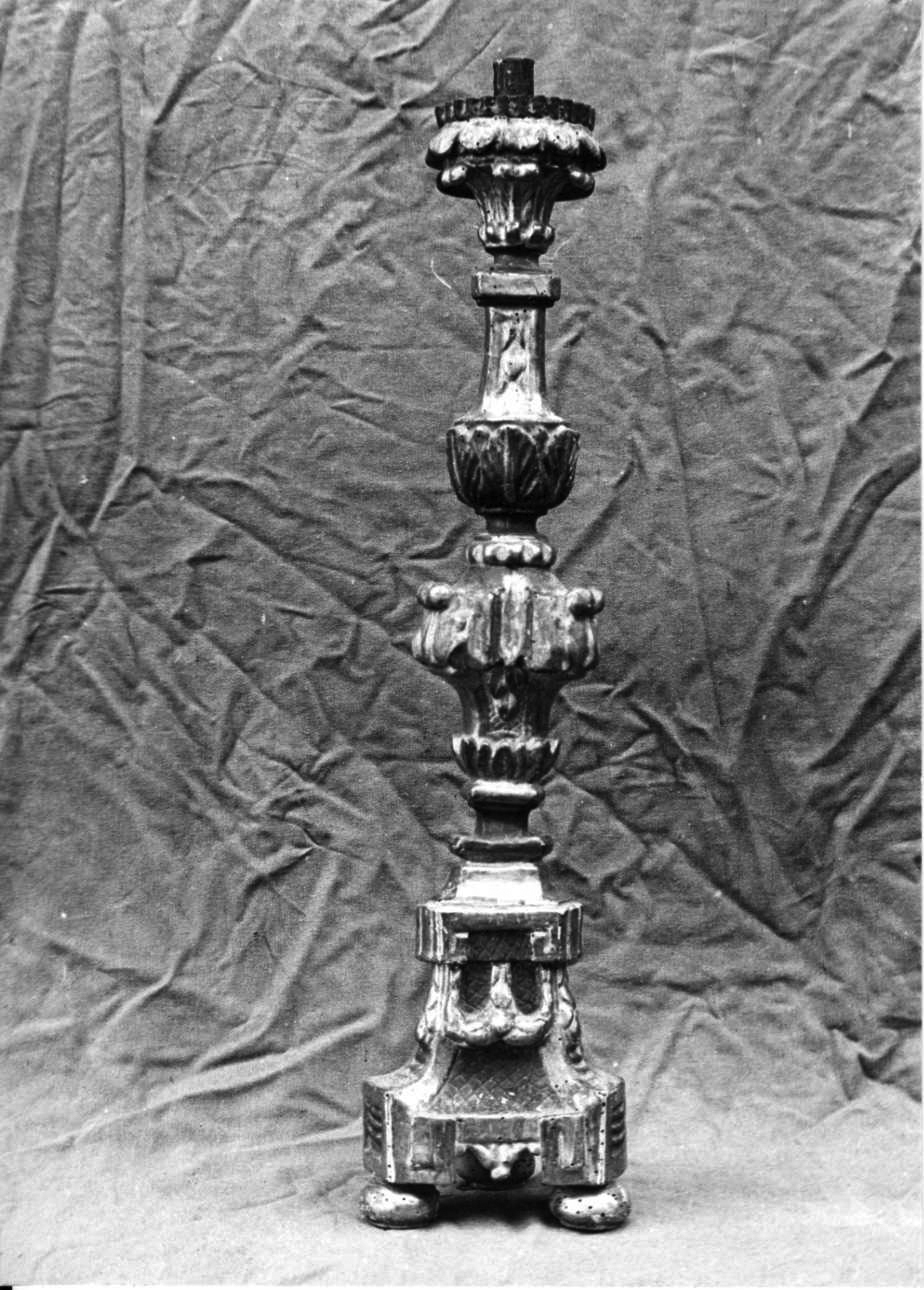 candeliere, serie - bottega Italia nord-occidentale (fine sec. XVIII)