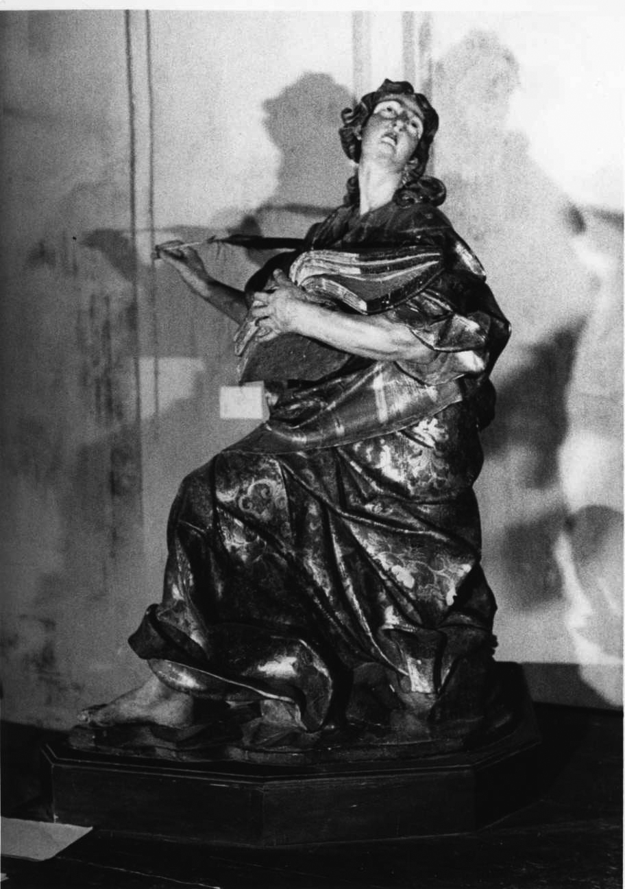 San Giovanni Evangelista in Patmos (macchina processionale, elemento d'insieme) di Maragliano Antonio Maria (inizio sec. XVIII)