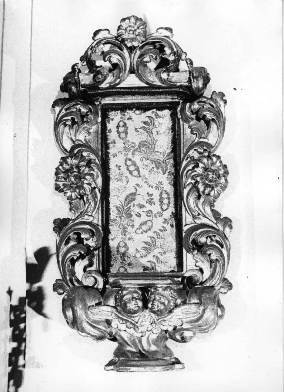 tronetto per esposizione eucaristica, opera isolata - bottega genovese (sec. XVIII)