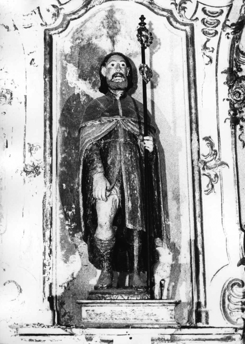 San Rocco (statua, opera isolata) di Santacroce Filippo (bottega) (seconda metà sec. XVI)