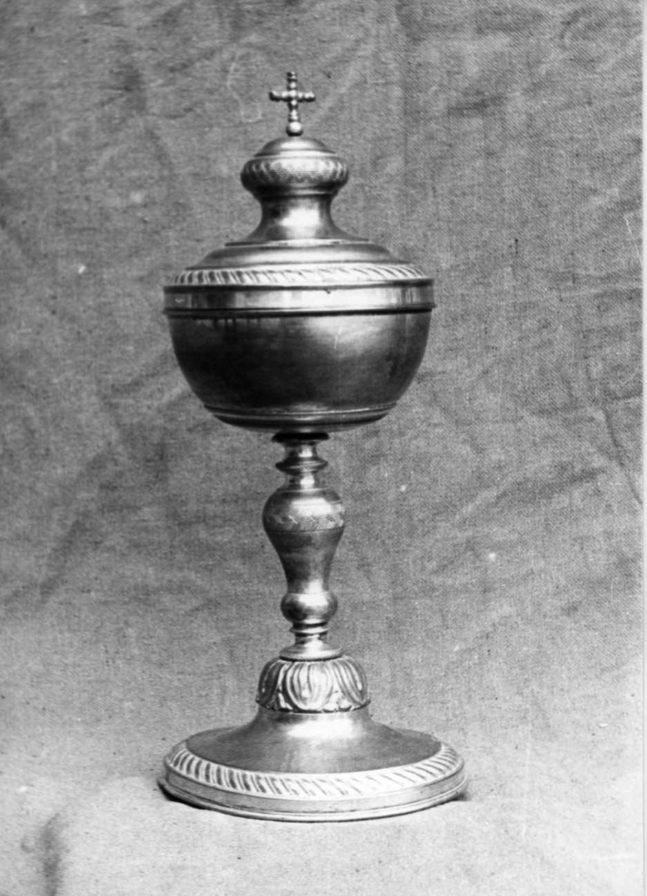 pisside, opera isolata - bottega Italia nord-occidentale (terzo quarto sec. XIX)