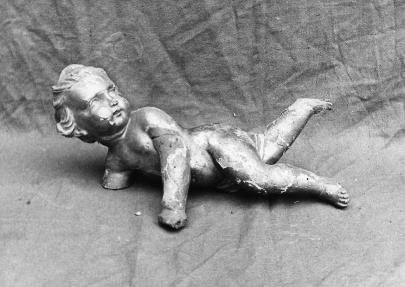 angelo (scultura, opera isolata) - bottega Italia nord-occidentale (sec. XVIII)