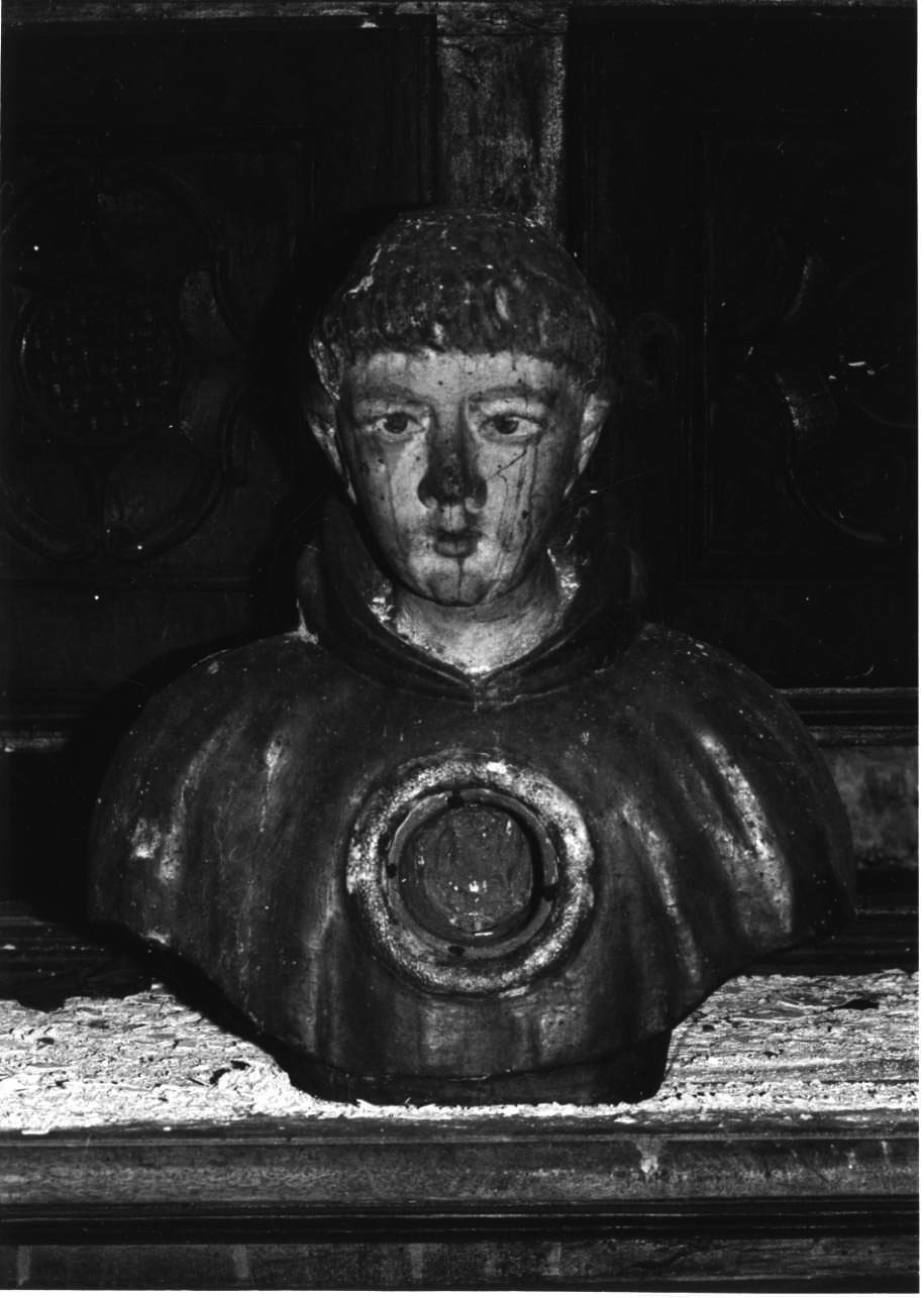 busto di francescano (reliquiario - a busto, opera isolata) - bottega lombarda (fine sec. XVI)