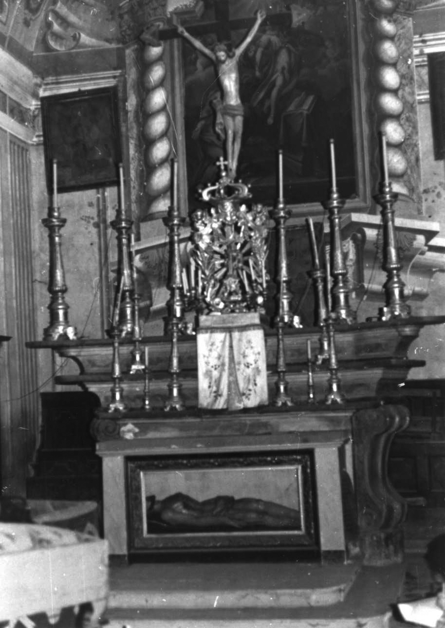 altare maggiore, opera isolata - bottega piemontese (sec. XVIII)