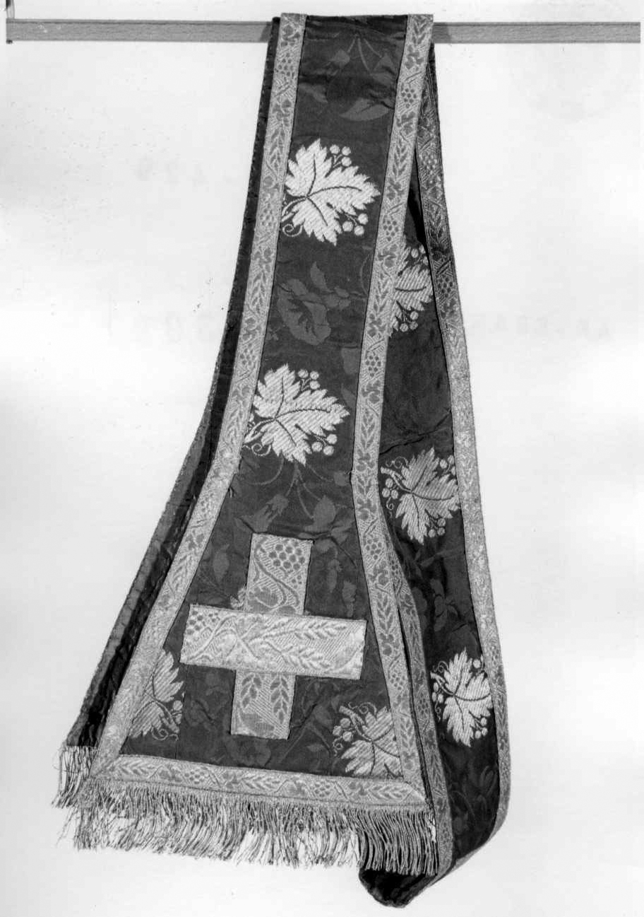 stola, serie - manifattura piemontese (prima metà sec. XIX)