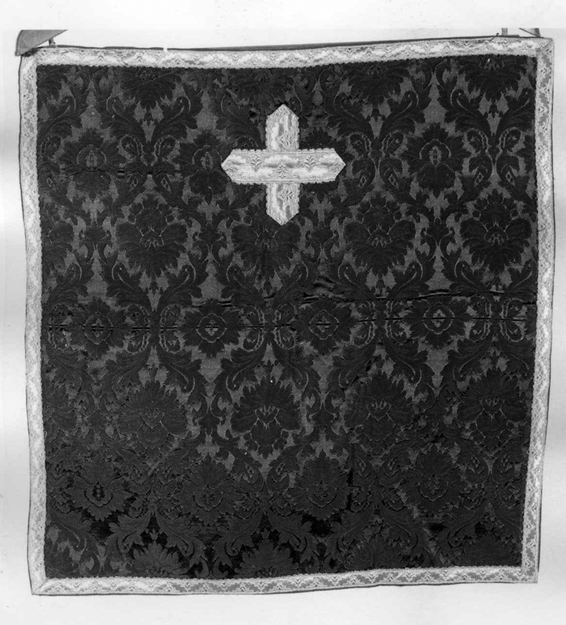 velo di calice, elemento d'insieme - manifattura piemontese (prima metà sec. XX)