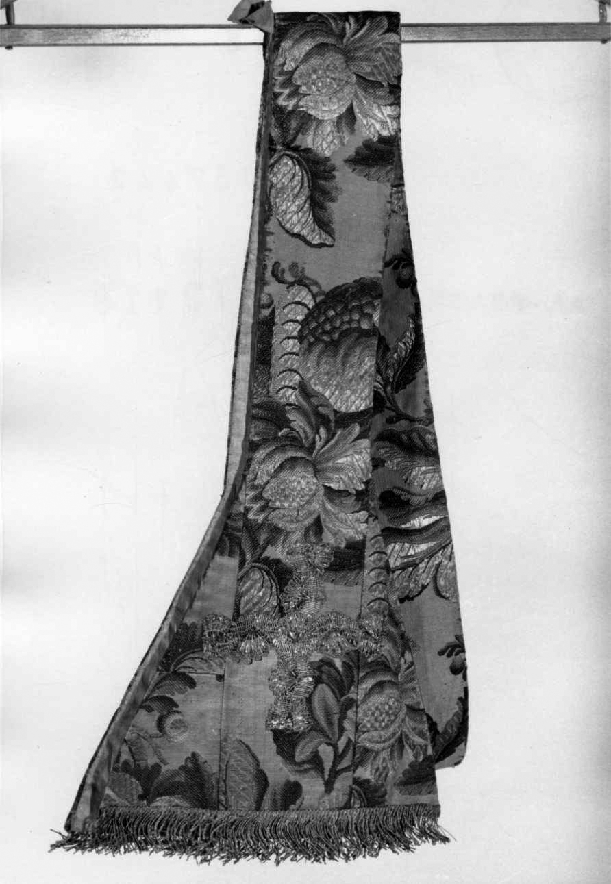 stola, elemento d'insieme - manifattura francese (secondo quarto sec. XVIII)