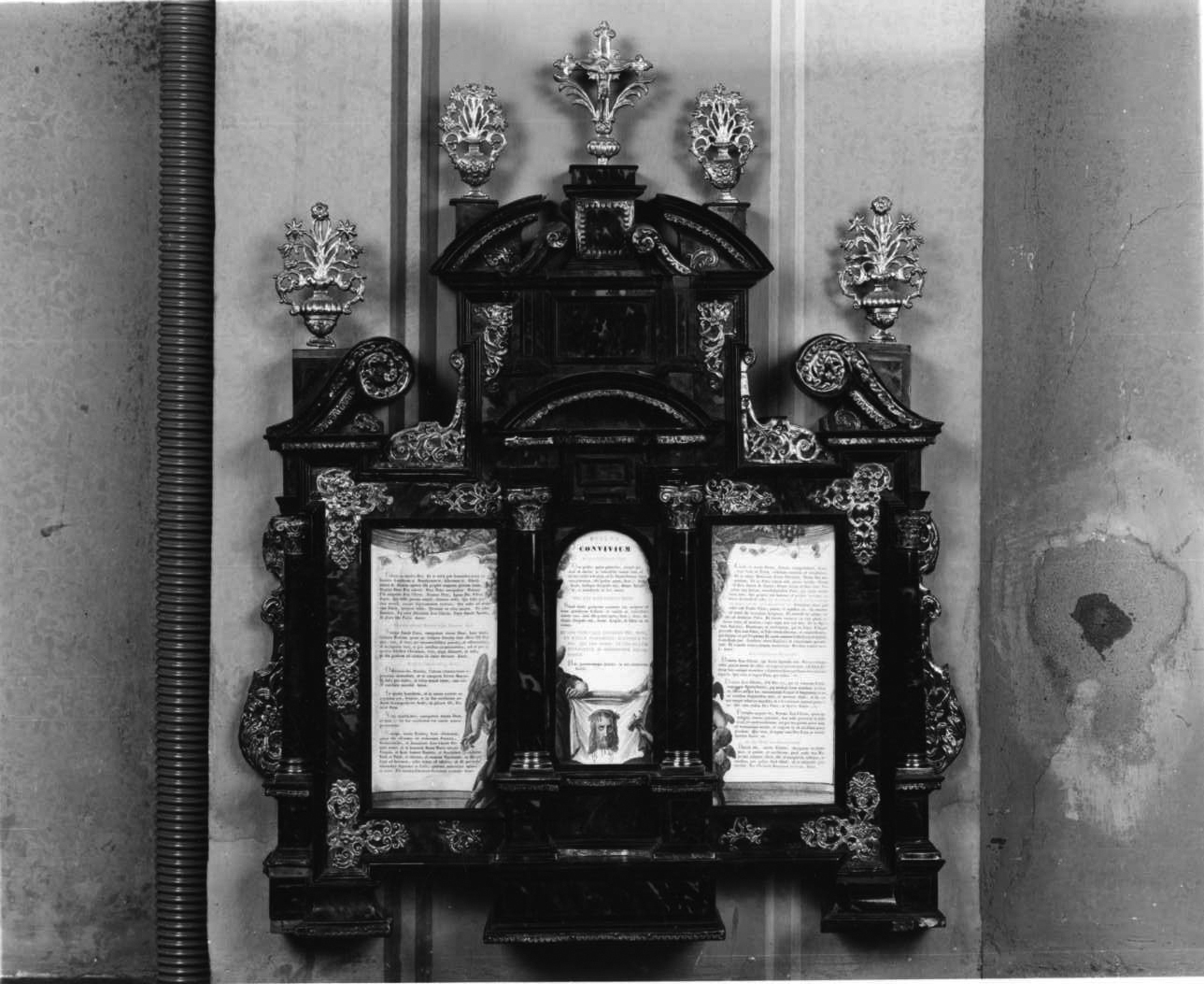 cartagloria architettonica, serie - bottega lombarda (prima metà sec. XVIII)